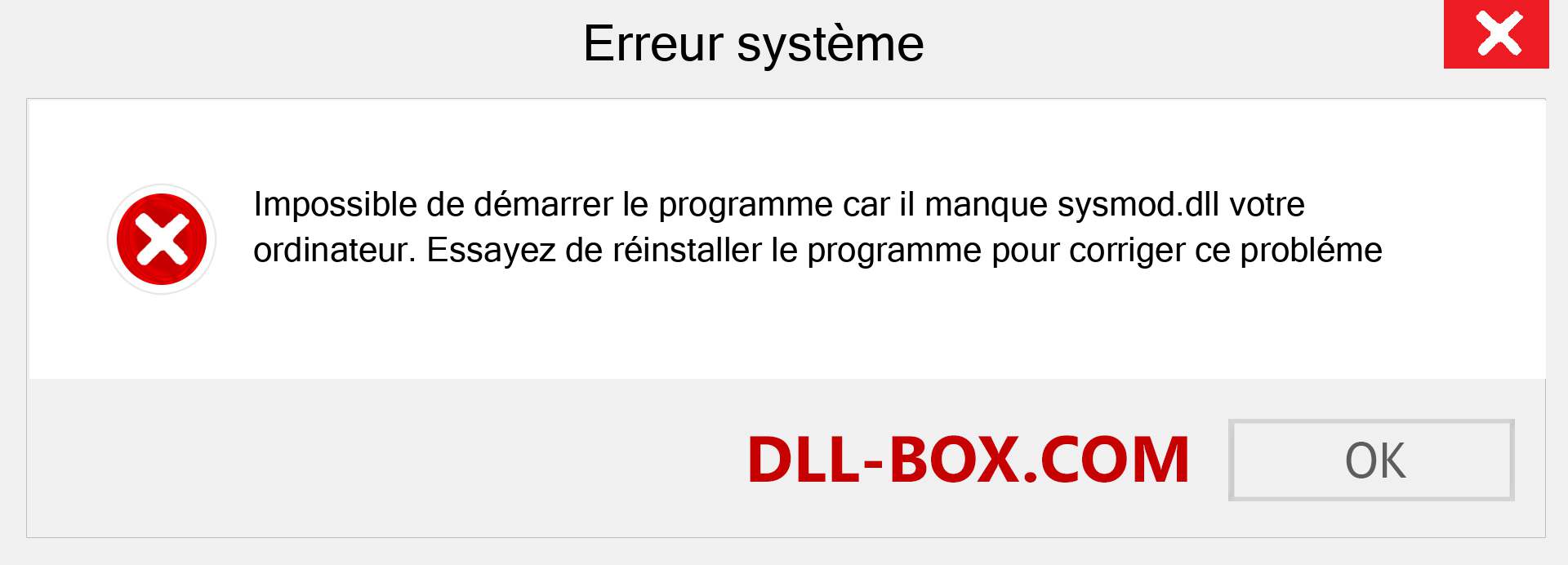 Le fichier sysmod.dll est manquant ?. Télécharger pour Windows 7, 8, 10 - Correction de l'erreur manquante sysmod dll sur Windows, photos, images